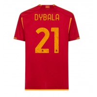 Echipament fotbal AS Roma Paulo Dybala #21 Tricou Acasa 2023-24 maneca scurta
